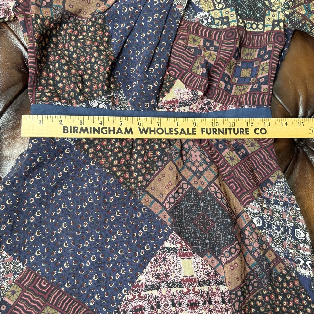 Bcbgeneration Multicolor Patchwork Long Sleeve Dr… - image 7